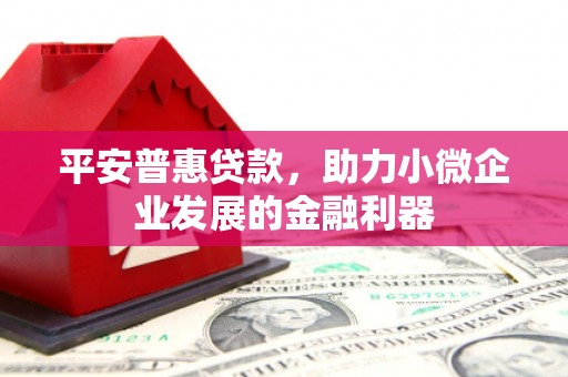 桐梓平安普惠贷款，助力小微企业发展的金融利器